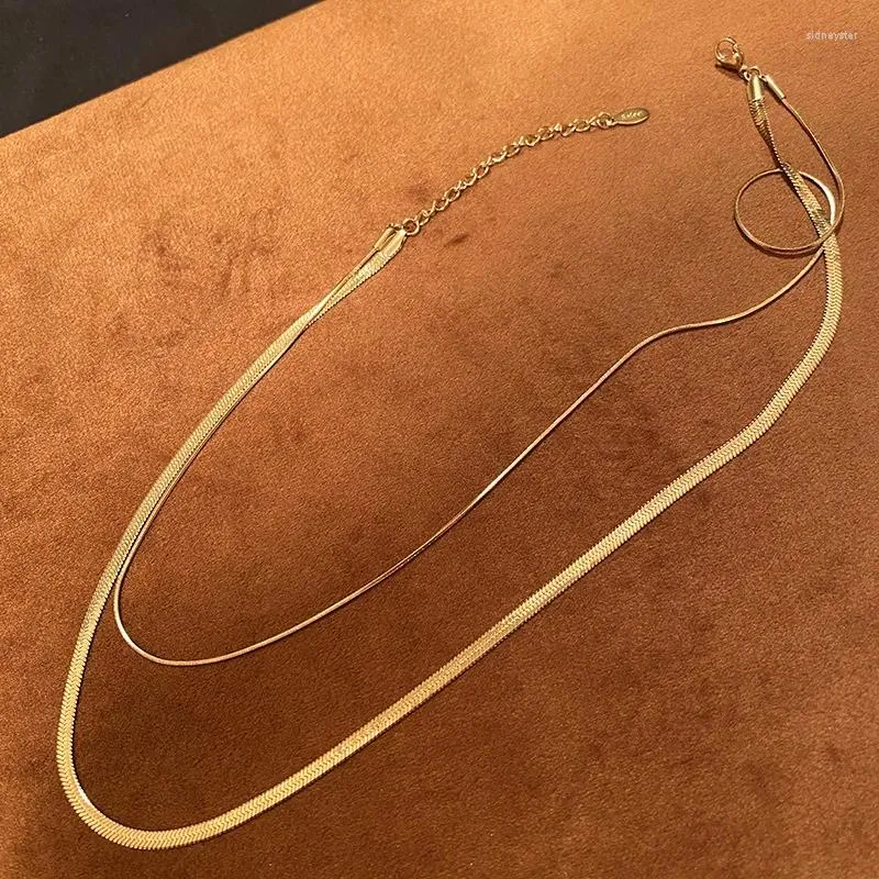 Chains Classical Multilayer Necklace Woman Party Gift Fashion Jewelry_voghion.com