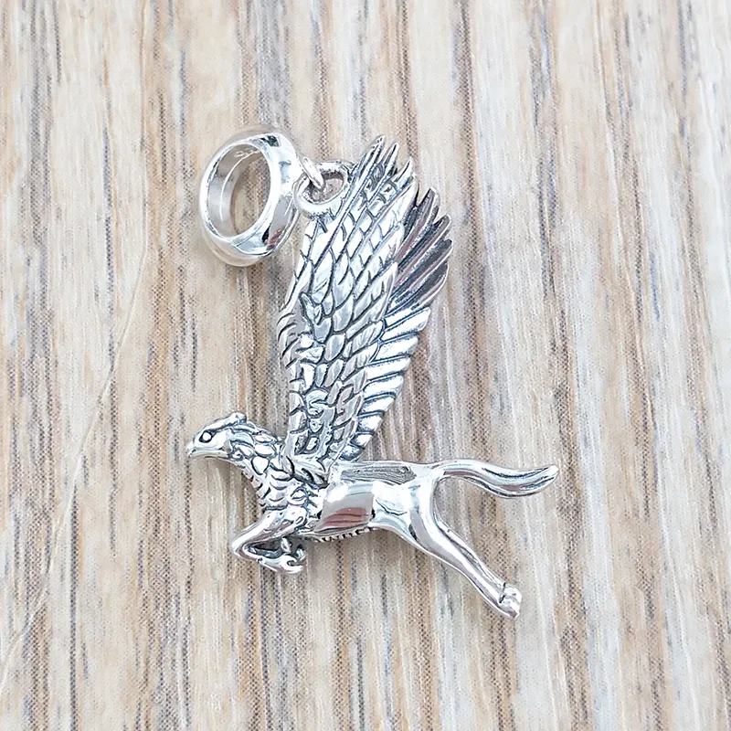 Karštos hipių papuošalų gamybos Hary Poter Buckbeak sterlingų sier porų apyrankės, raižytos moterims, vyrams, komplektai, apyrankės pakabukas b_voghion.com