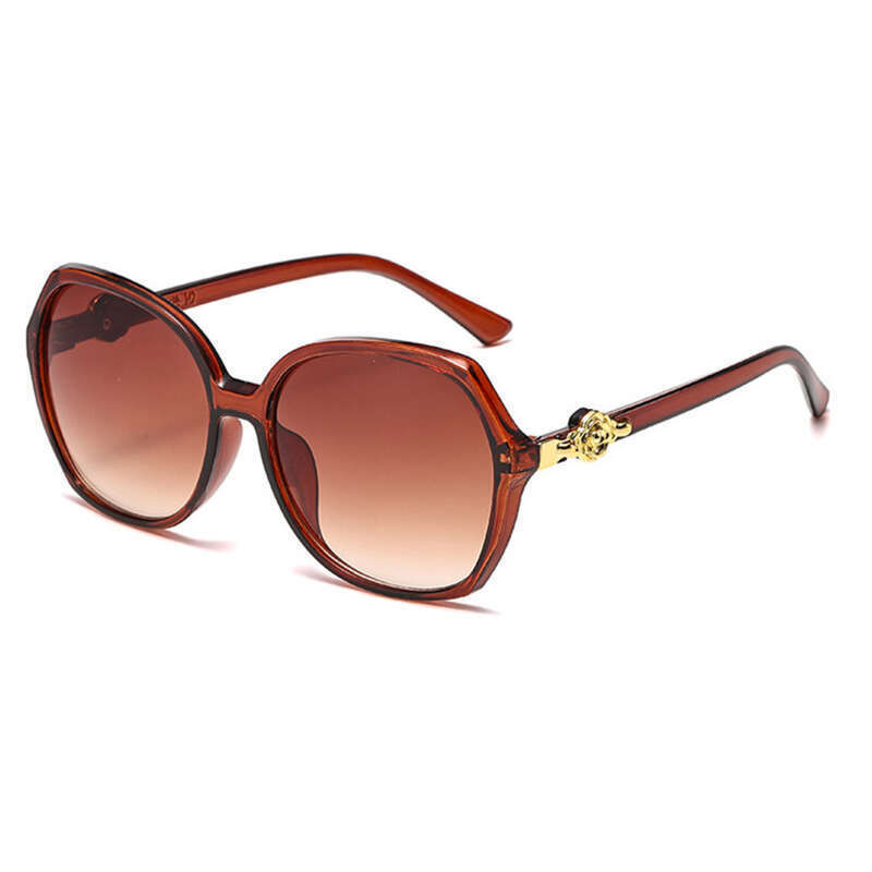 2025 New For Women With Advanced Sense, UV Protection, Square Round Face, Mother's Style, Red Gradient, Face_voghion.com