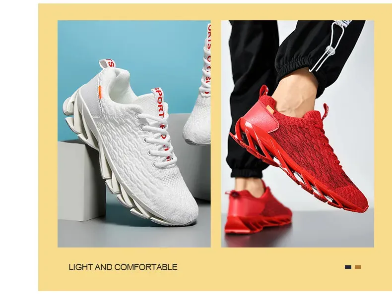 Running Shoes For Men And Women Breathable Non-slip Trainers_voghion.com