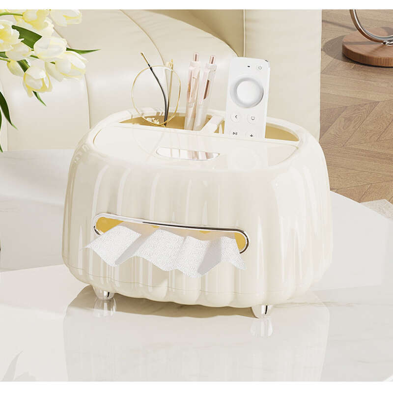 High End Home Woonkamer Koffietafel, Servet Papier Crème Wind Afstandsbediening Opbergdoos, Creatieve Tissue Box_voghion.com