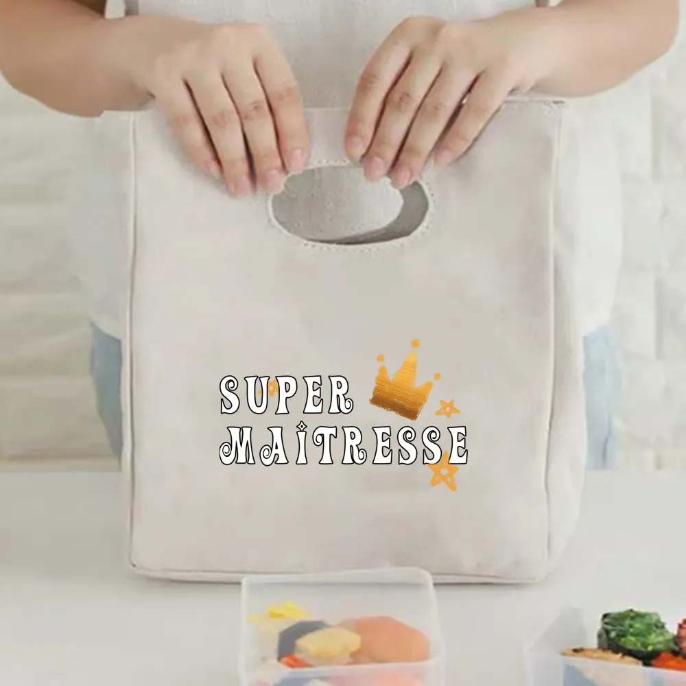 2023 Canvas Lunch Dinner Bags Print Handbag Picnic Travel Breakfast Box Lunchbox School Child Thermal Bag Tote Food Door_voghion.com