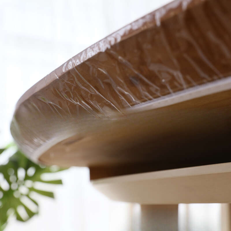 Thickened PVC With Waterproof Oilproof Transparent Elastic Table Cover Picnic Tablecloth_voghion.com