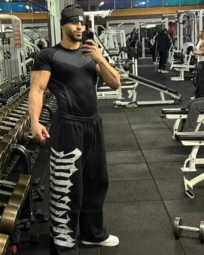 T-shirt de compression à manches courtes pour homme, séchage rapide, pour vélo, course à pied, entraînement, vêtements de sport, W250317_voghion.com