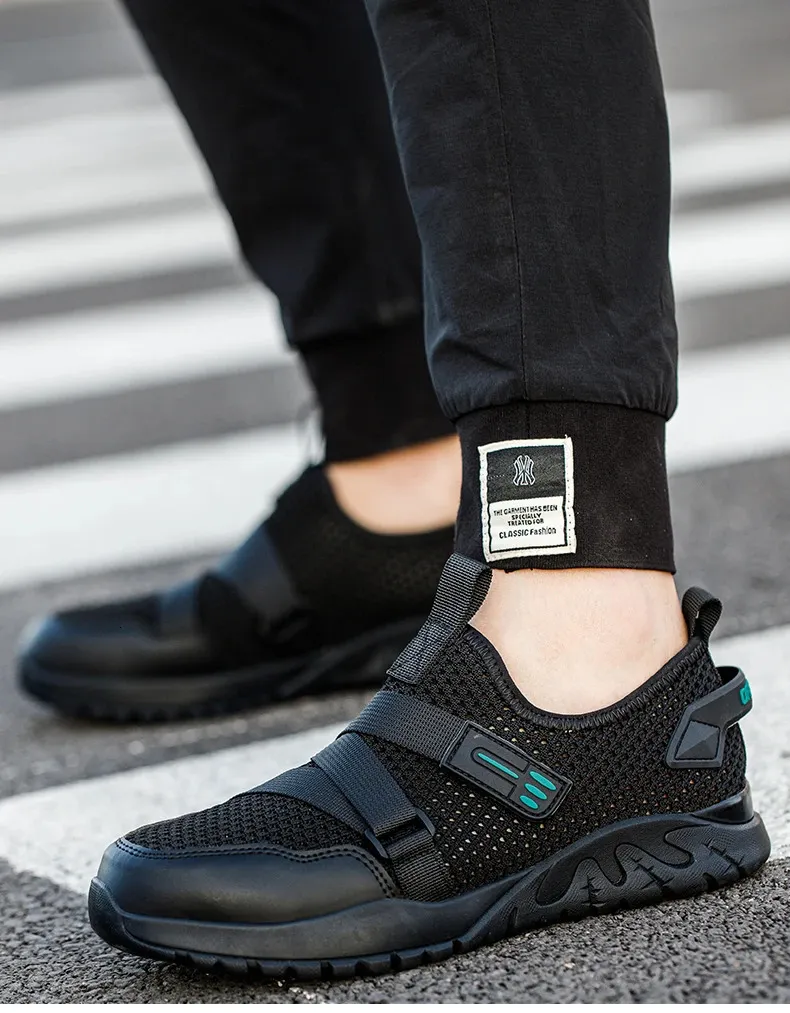 Chaussures de sécurité électriques d'été respirantes et résistantes aux perforations, embout en plastique isolé 6 kV 241205_voghion.com