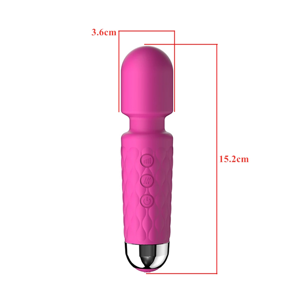 Vibrateur av magic wand puissant pour stimulation du point g_voghion.com