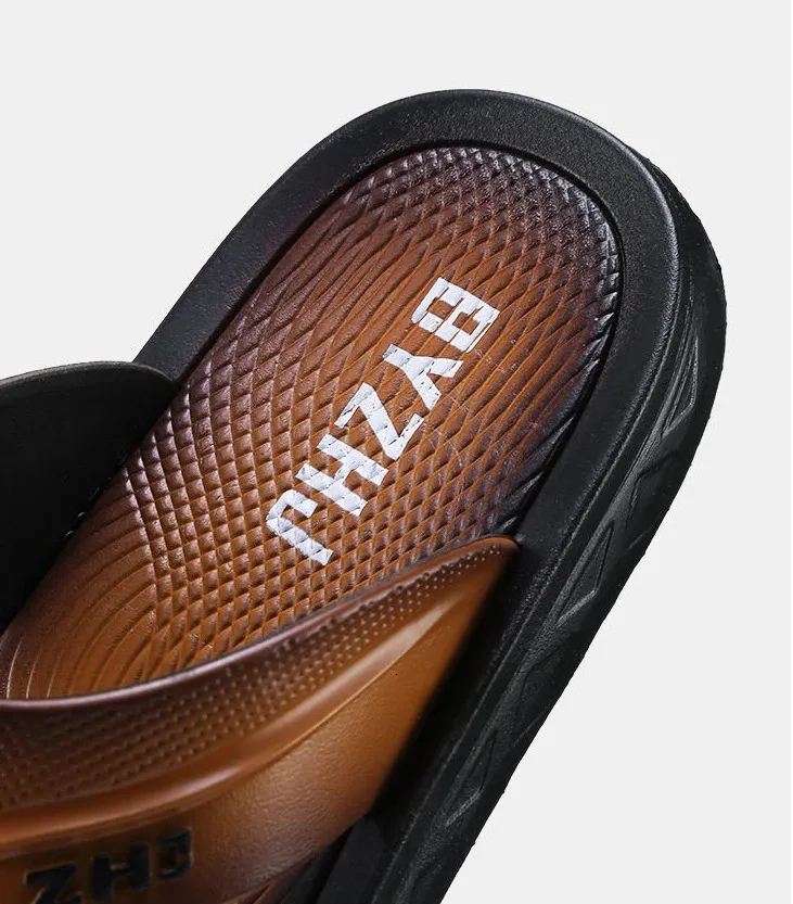 Men's Platform Beach Sandals Indoor Outdoor Walking Slippers_voghion.com