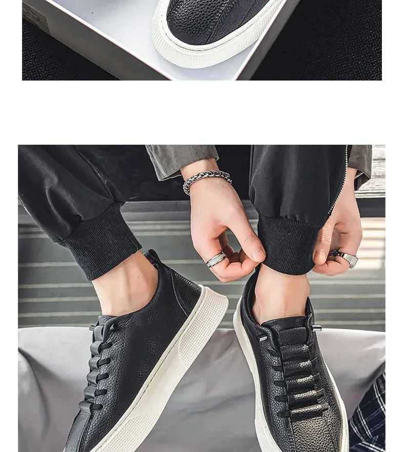 Herren Golfschuhe Aus Leder Mit Schnürung Freizeit Outdoor_voghion.com