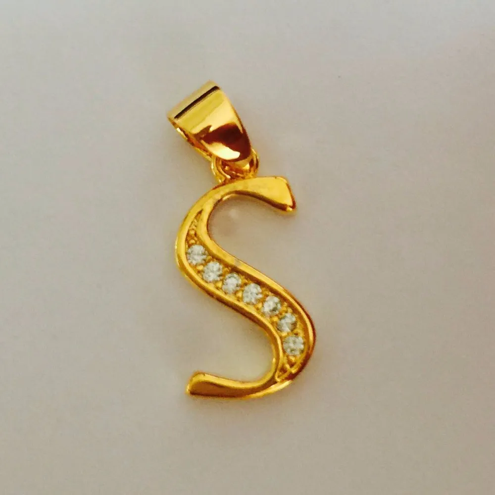 Moda quente 26 carta charme pingente colar mulheres simples S colar, amantes presente banhado a ouro sier inicial gargantilha_voghion.com