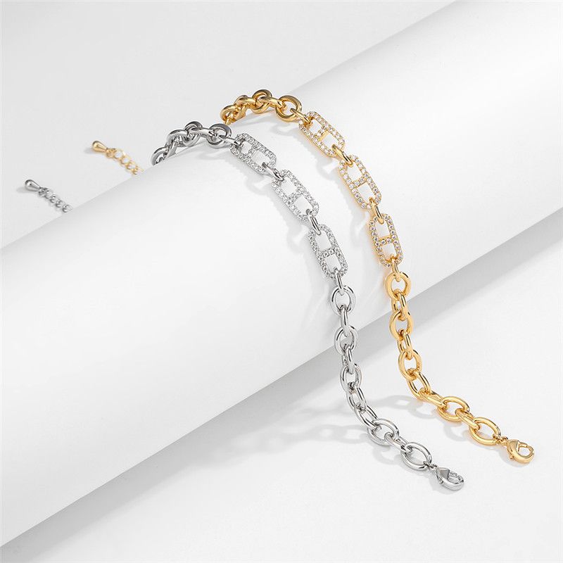 Schakelarmband voor dames minimalistisch modern sieraden design_voghion.com