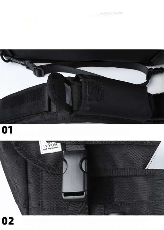 Bolso de hombro para hombre, estilo moto todoterreno_voghion.com