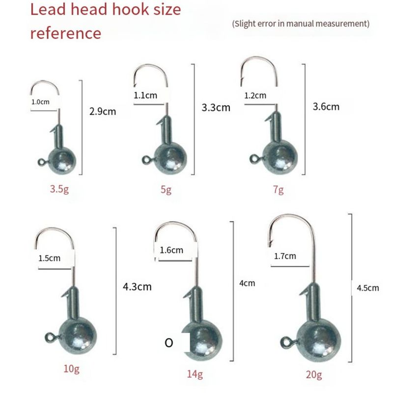 Luya Set Roll Tail Soft Long Throw Lead Head Hook T-Tail Fk Bait Sea Bass Bent Mouth Combination_voghion.com