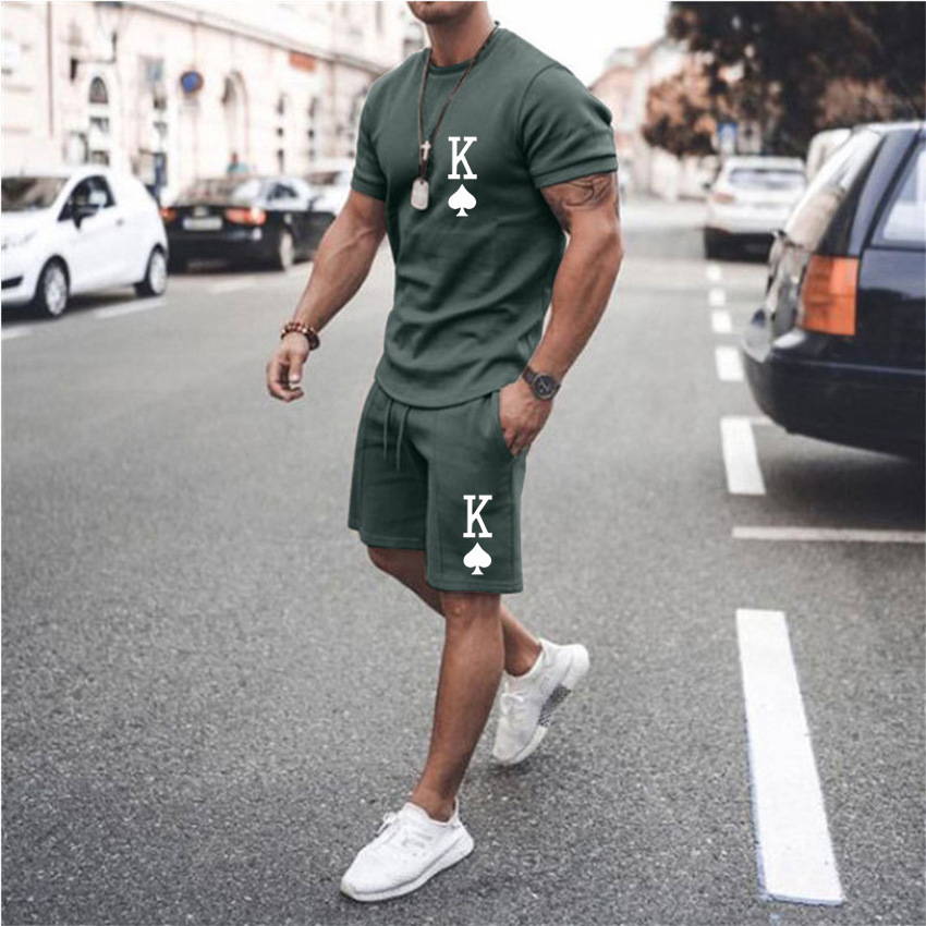 Letni zestaw męski Slim Fit 2023, modny, swobodny, dla mężczyzn_voghion.com