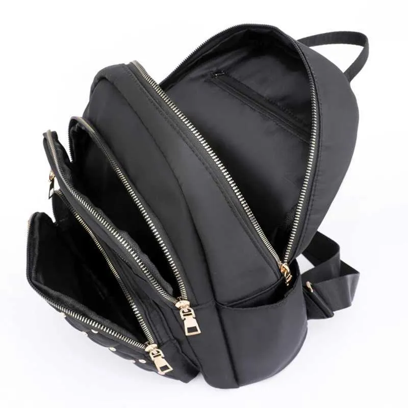 Fashion Nylon Women's Large Travel Backpack For Stylish Journeys_voghion.com