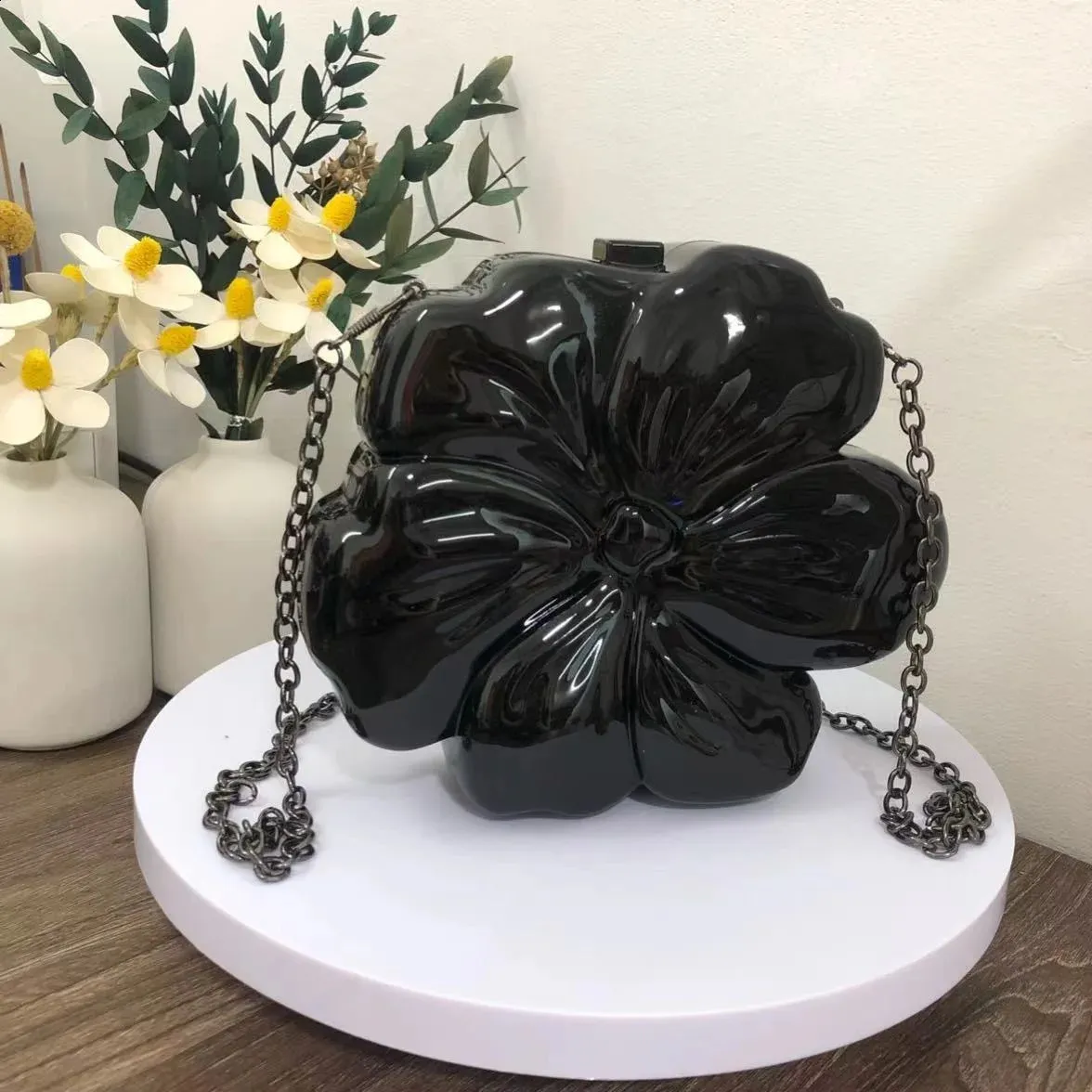 2024 Femmes Or Wer Forme Pochette Sac Argent Dur Boîte En Métal Sacs À Bandoulière Soirée Sacs À Bandoulière Longue Chaîne Sacs À Main_voghion.com