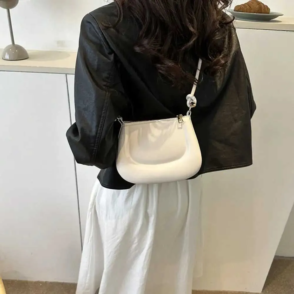 Designer Tasche Mode einfarbig unterwäsche frauen PU leder schulter tasche Y241115_voghion.com