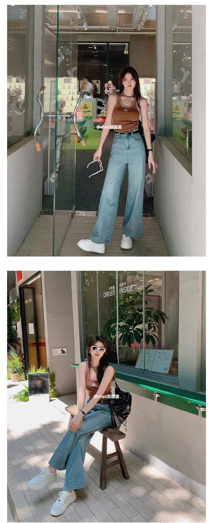 Round Toe Thick Sole Small White Shoes With Mesh For Breathability Comfort Anti Slip Wear Resistant Casual Versatile_voghion.com