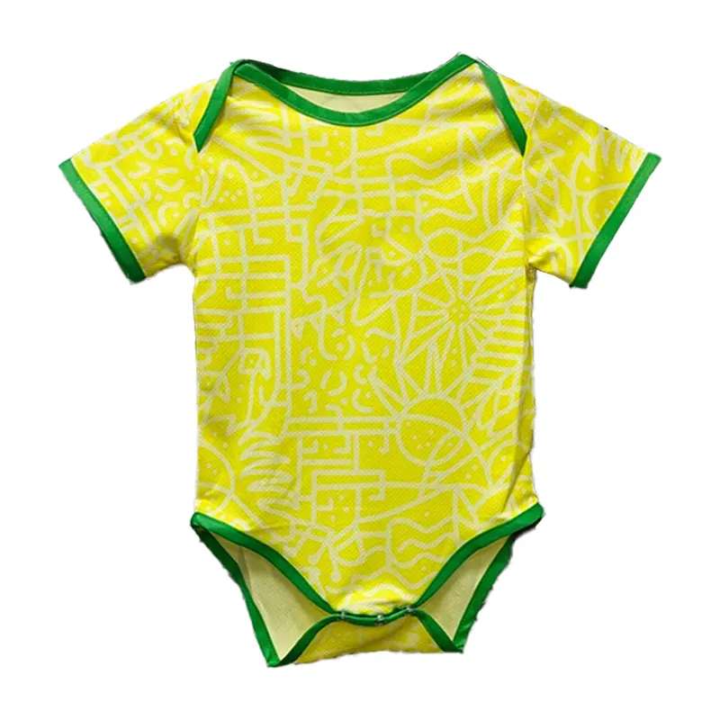 2024 BrAZiL Baby Clothes Soccer Jerseys National Team VINI JR RICHARLISON DANILO BREMER L.PAQUETA Home Away Football_voghion.com