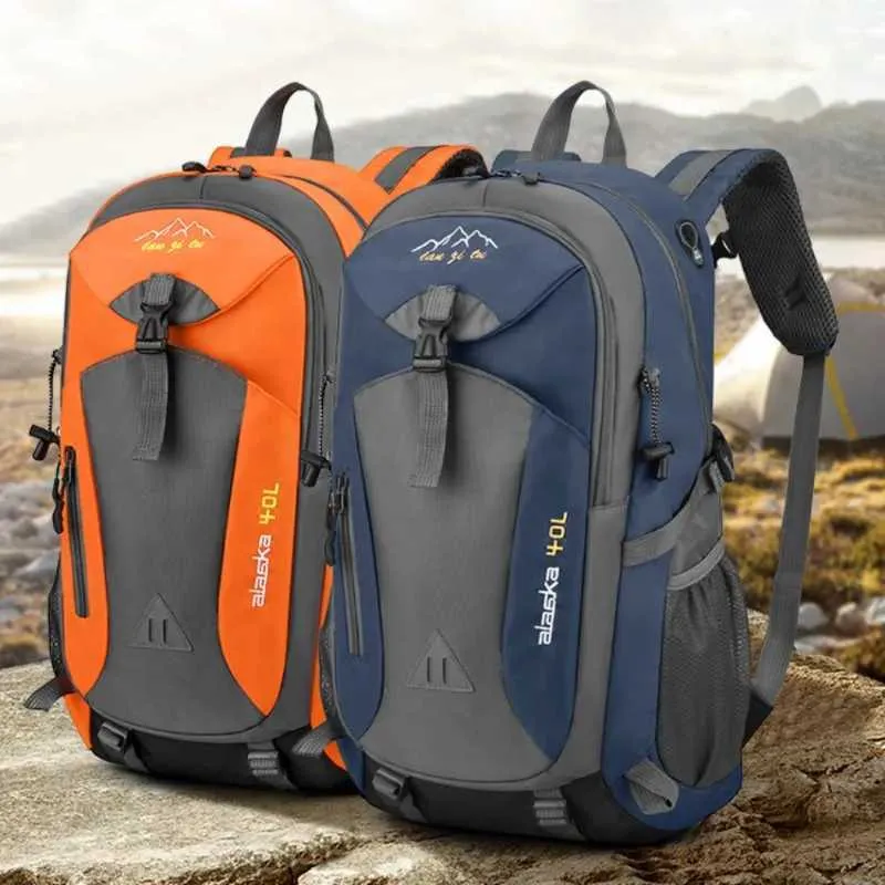 New 40L outdoor hiking mens and womens shoulder sports bag leisure travel backpack large capacityC241031_voghion.com