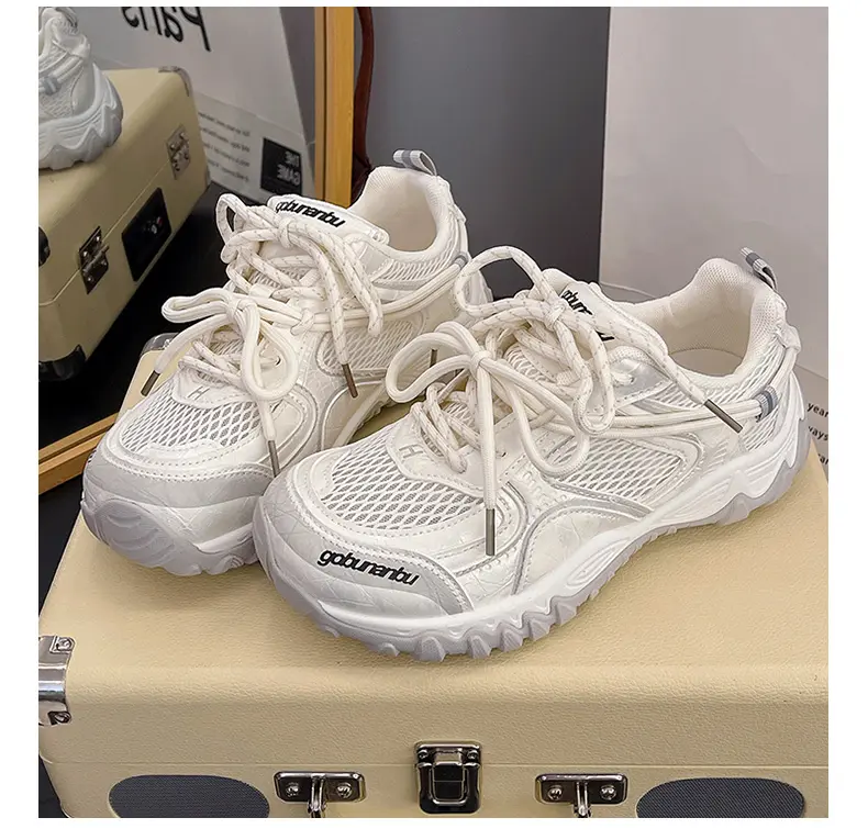 Damen Freizeitschuhe Aus Atmungsaktivem Mesh Mit Weicher Sohle_voghion.com