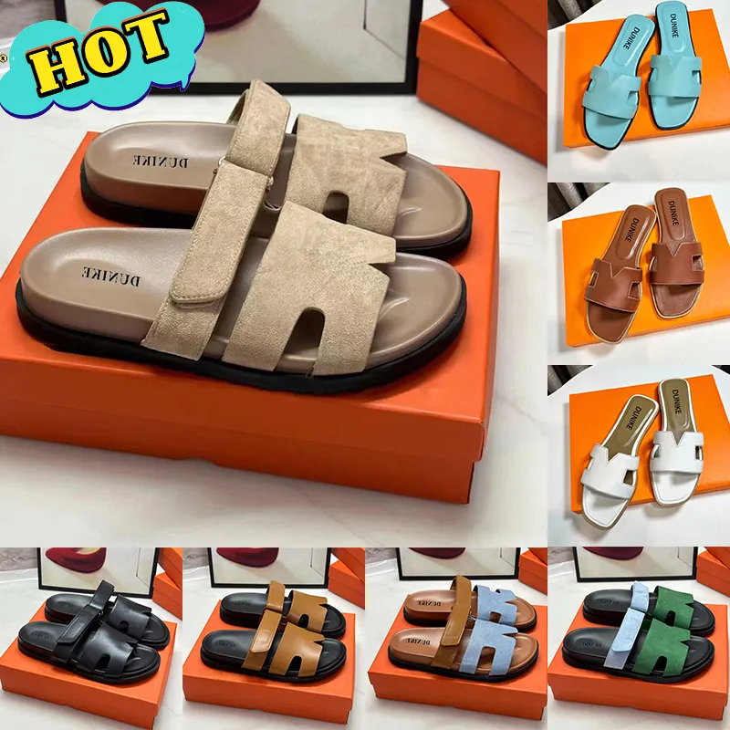 Designer Sandals women slides slippers chypres leather slipper Suede sliders men womens shoes platform slide Summer flat_voghion.com