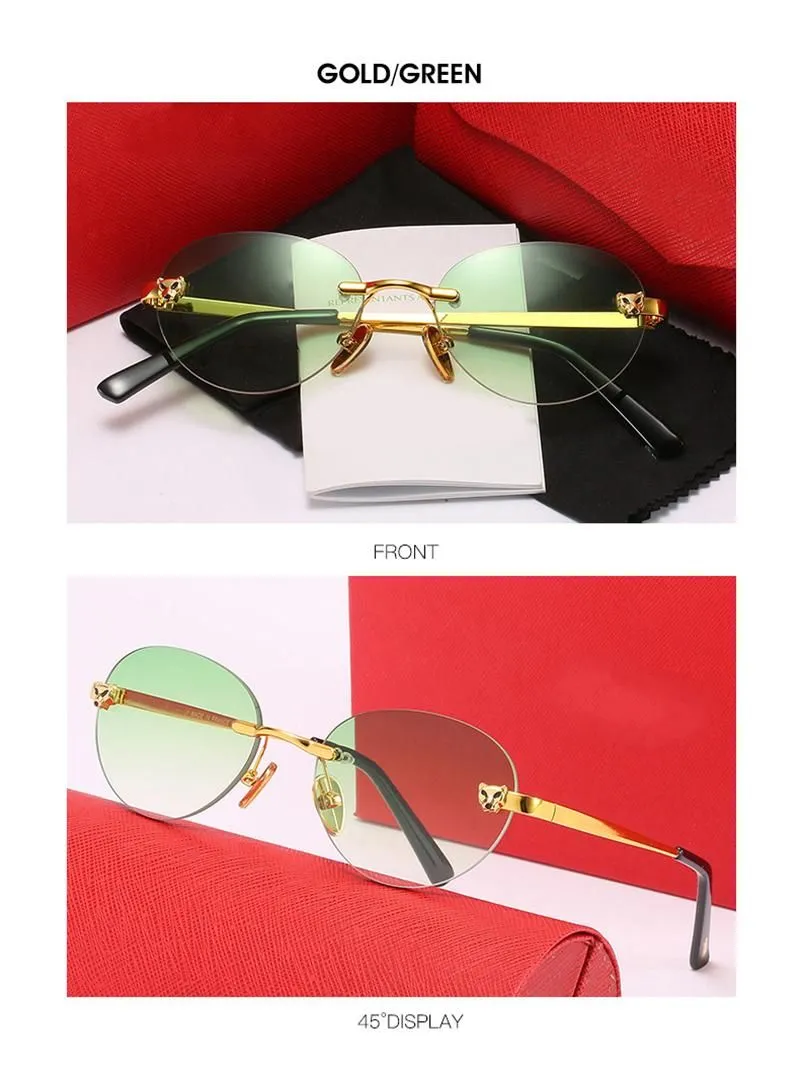 designers sunglasses For Man Women Unisex Designer Goggle Beach Sun Glasses Retro Frame Design UV400 With Box and case_voghion.com