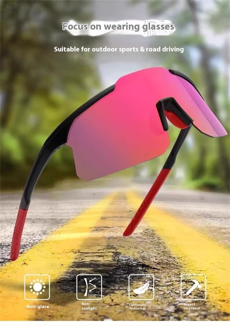 Riding Glasses Men's Mountaineering Outdoor Sports Windproond Sandproof Bicycle Mountain Bike Eye Protection_voghion.com