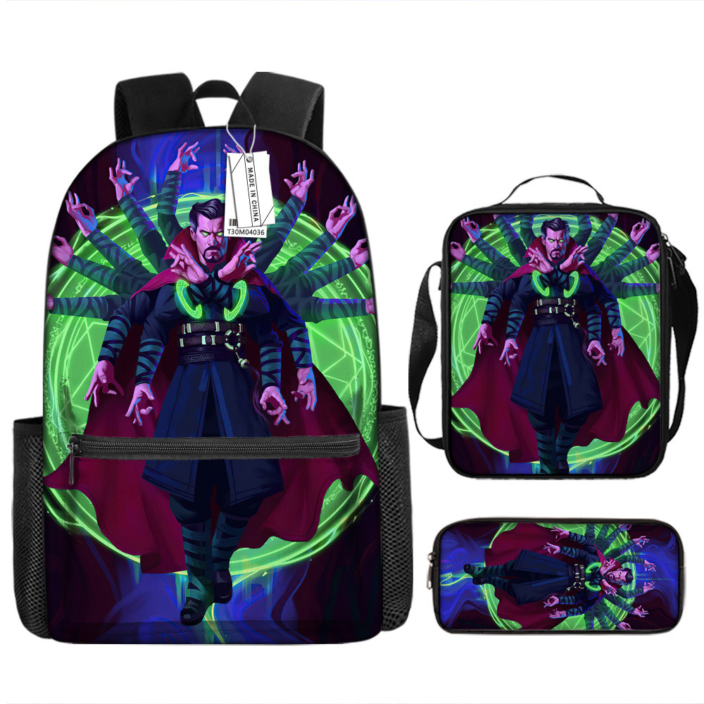 Hero Kids Backpack Large Capacity School Bag Unisex_voghion.com