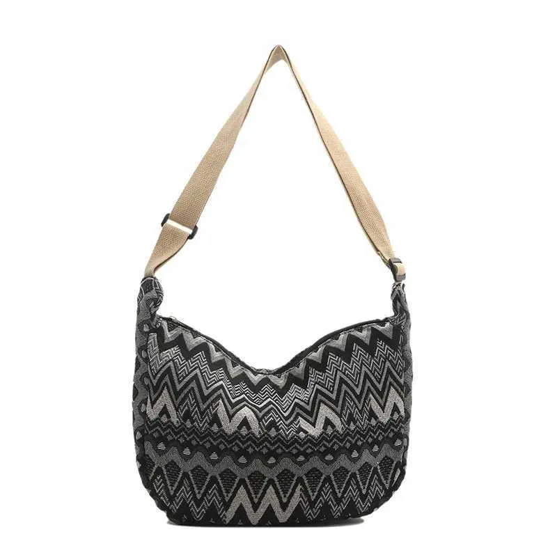 Bolso de mano ligero, informal, de gran capacidad y con bordado para mujer, estilo urbano, Y241109_voghion.com