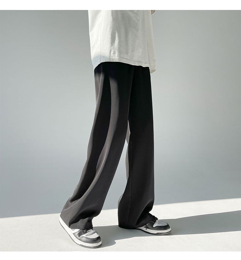 2024 neue Eis Seide Männer Jogger Sweatpan Y2k Streetwear Sportwear Jogging Gym Hose Männlichen Baggy Breites Bein_voghion.com