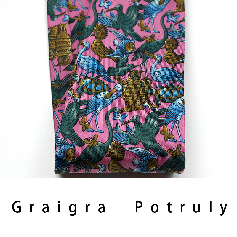Men's Ties & Handkerchiefs replacement burgundy second-hand coffee color imported quality mulberry silk printed silk paisley men's tie extra wide_voghion.com