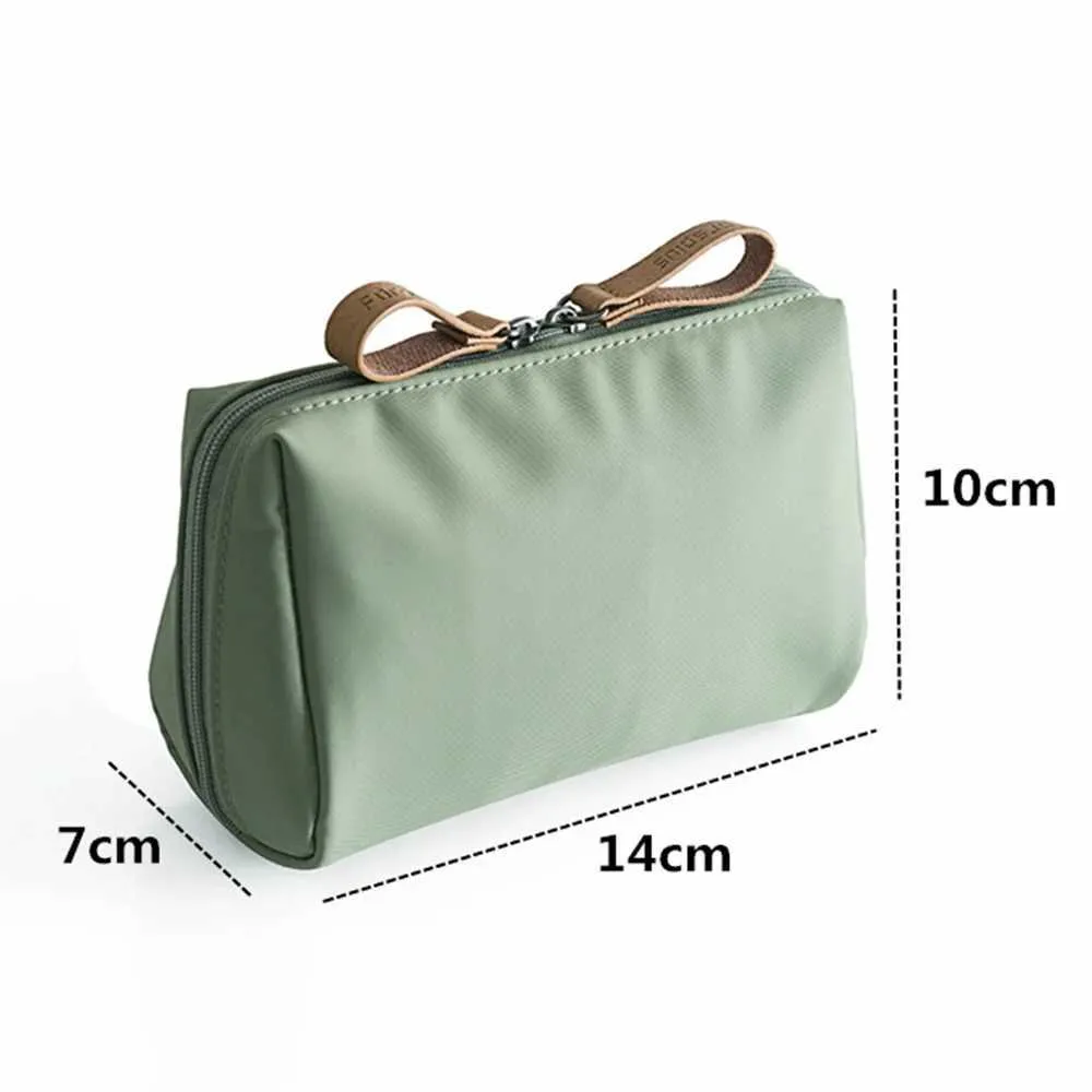 Trousse de maquillage portable de voyage pour femmes, sac à main étanche, organisateur de toilette multifonctionnel, sac de rangement de haute qualité Y241023_voghion.com