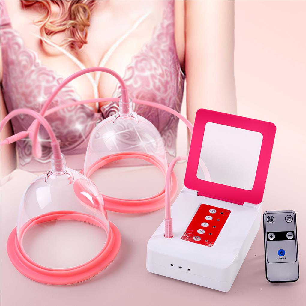 Bryst Massager Brystforstørrelse Vakuumpumpe med fjernbetjening 60w stærk suge 3,7V/1800mAh batteri sugepumpe_voghion.com
