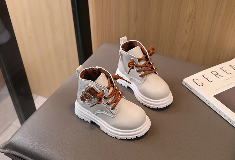 Toddler Kids Autumn Winter New Child Shoes Littlesprouts Girls Baby Brown Boys Casual Soft Soled Short Boots Sizes 21 -_voghion.com