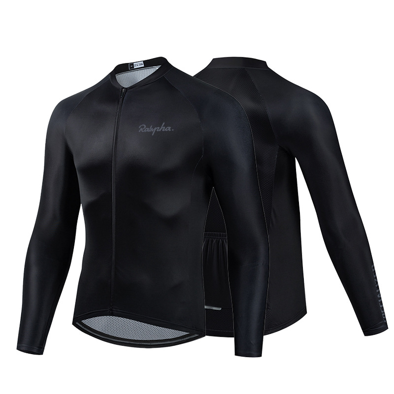 Vêtements pour hommes nouveaux vêtements de cyclisme à manches longues pantalons à bretelles VTT vêtements de sport automne et hiver combinaison de vélo de route_voghion.com