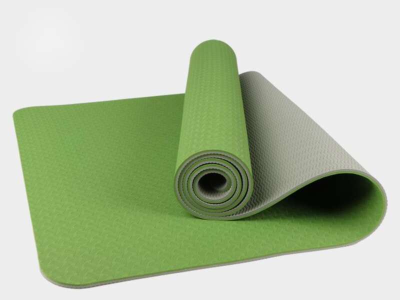 [Minor Defect] TPE Double-sided Anti Slip Odorless Thin 6mm Yoga Beginner Fitness Dance Mat_voghion.com