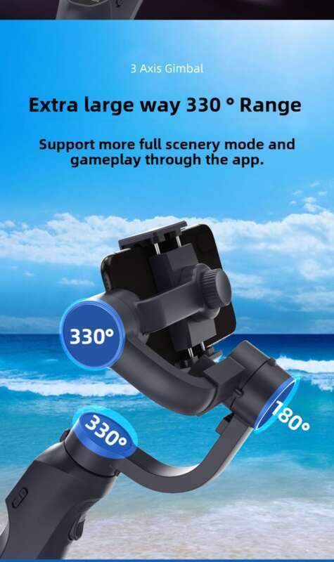 F10 PRO Handheld-Telefon Drei-Achsen-Gimbal-Stabilisator Shake, Internet-Promi-Live-Streaming-Achse Anti-Shake-Shooting_voghion.com