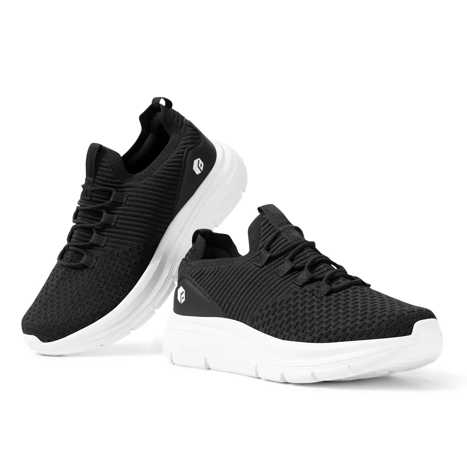 Pantofi FitVille pentru femei, pantofi sport fără mâneci, ușori, cu lățime largă, pentru picioare plate, fasciită plantară, ameliorarea durerii de călcâi_voghion.com
