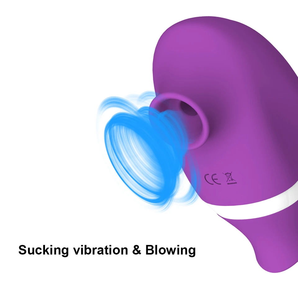 2-in-1 Klitorissauger Mit Zungenvibrator Für Damen_voghion.com