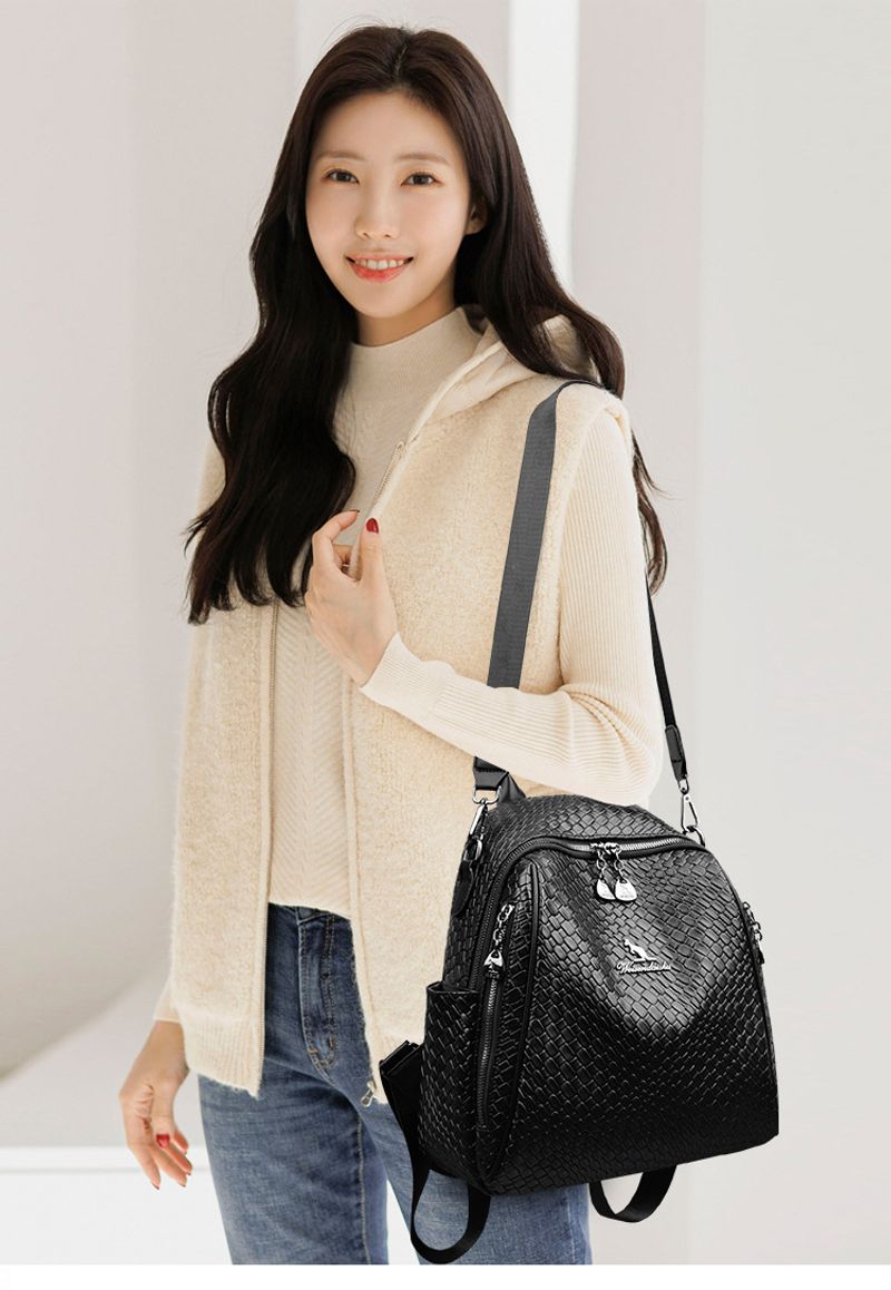 Women's high-quality 2023 autumn and winter New fashionable all-match portable shoulder bag large capacity backpack_voghion.com