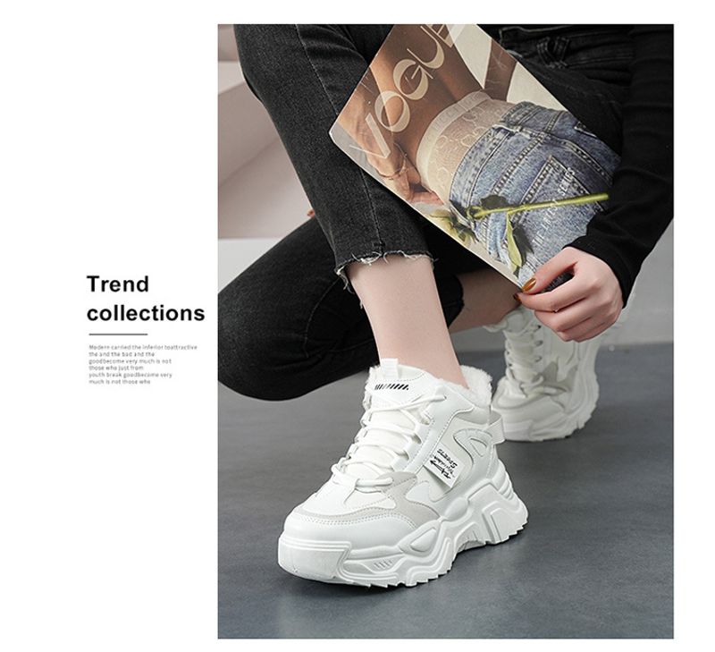 High Top für Frauen 2024 neue Herbst- und Winterbaumwolle koreanische Version All Match Daddy Sport Casual Damenschuhe plus_voghion.com