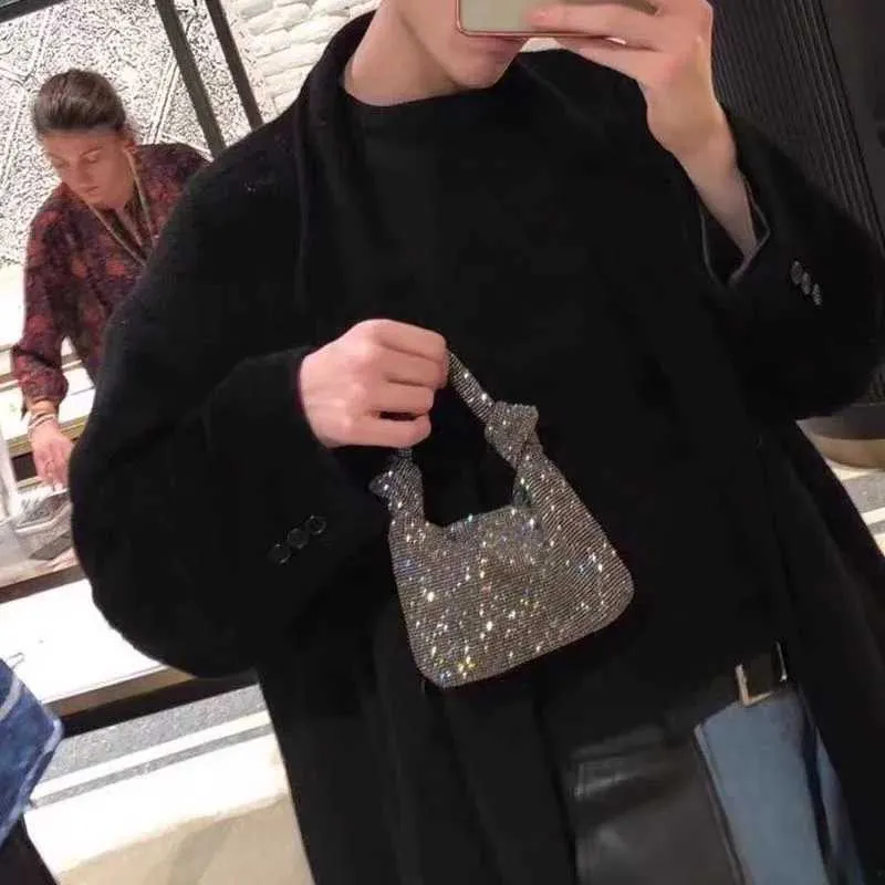 Sacs à main pour femmes Sier Black Rhie Sacs de soirée Petites pochettes Sac neuf Sac A Main Femme Mode Mini Sacs Sacs C241210_voghion.com
