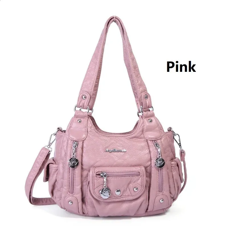 Damenhandtaschen Damentaschen Vintage Weiches Leder Mode Schulranzen Motorradtasche Tragetaschen Umhängetasche 240827_voghion.com