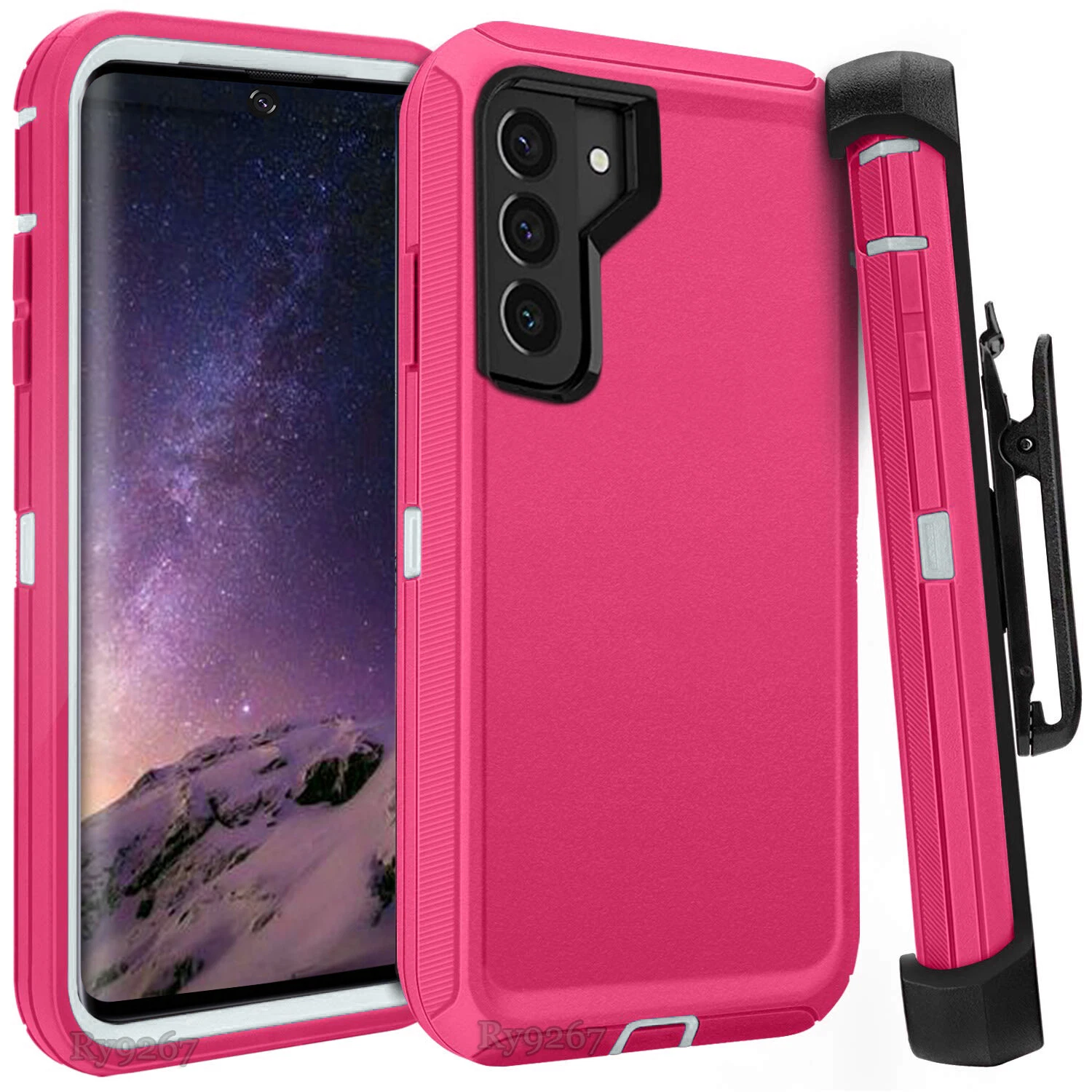 For Samsung Galaxy S22| S22+| 22 Ultra Case Protective Cover With Clip Suitable For Otter.box Defender_voghion.com