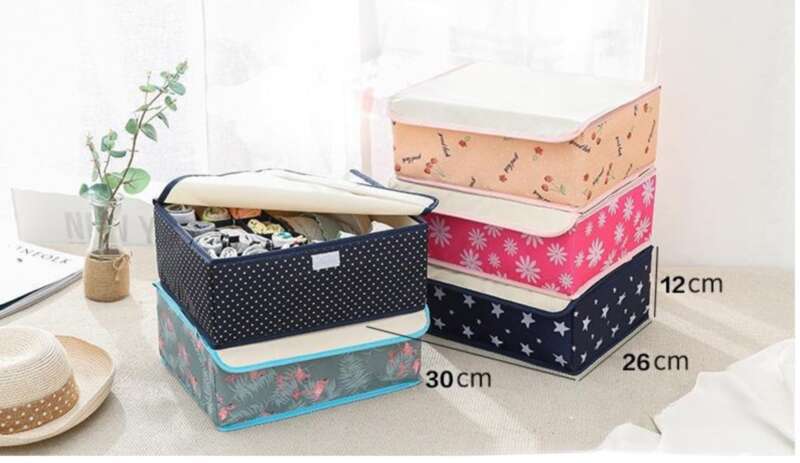 Underwear Storage Box Organiser For Bedroom And Wardrobe_voghion.com