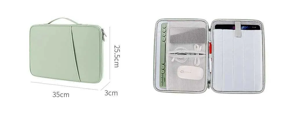 Housse pour ordinateur portable de 13,6 pouces pour livre A2337 2020 A2338 M1 Chip Pro 13 2022 M2 Air 13,6 12 11 Tablet PC Pouch CoverC241011_voghion.com