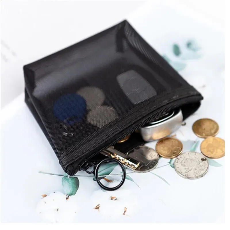 1ks dámská/pánská/průhledná kosmetická taška, cestovní organizér, módní malá/velká černá toaletní taška, pouzdro na make-up_voghion.com