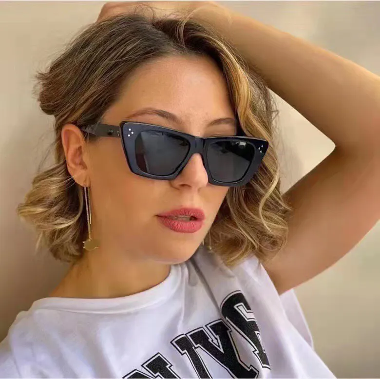 Occhiali da sole 2024 Moda Donna Cat-eye Casual Personalità Occhiali da guida Uomo 4s187_voghion.com