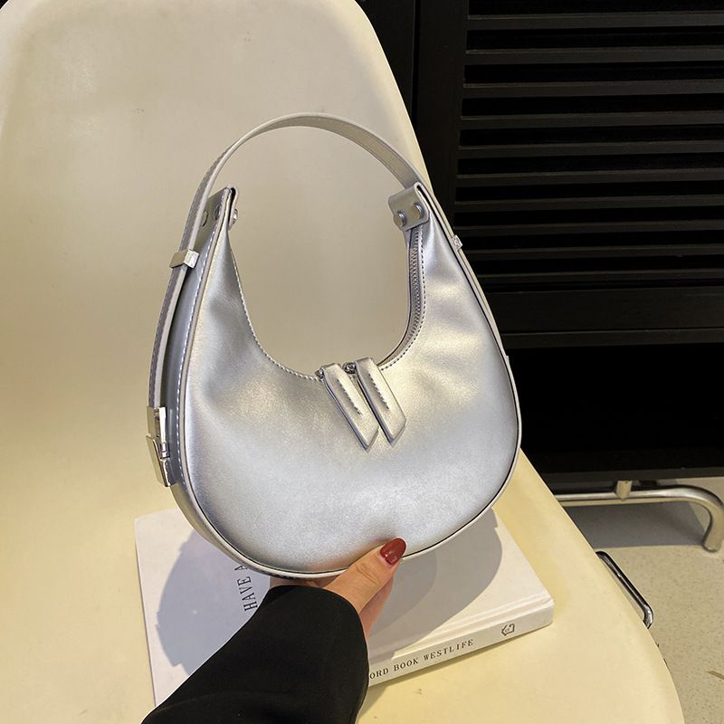 2024 Neue Nischendesign-Handtasche, modisch, bonbonfarben, trendig, eine Schulter, Unterarm-Dump-Tasche, geeignet für_voghion.com