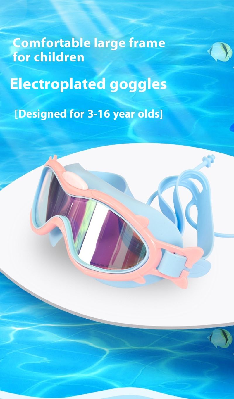 Hot selg new children's aron PC anti fog swimming waterproof goggles_voghion.com